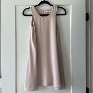 Aritzia Talula pale pink dress